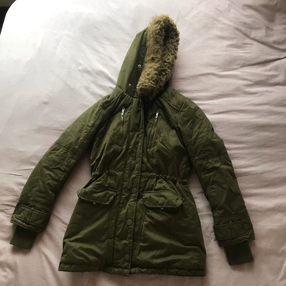 Green Puffer Jacket